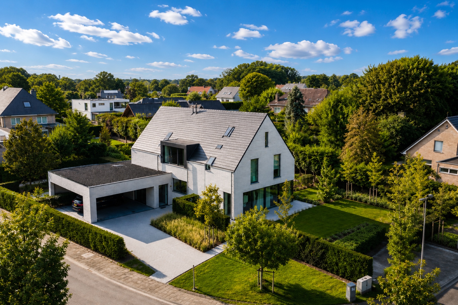 Luchtbeeld als voorbeeld van dronefotografie